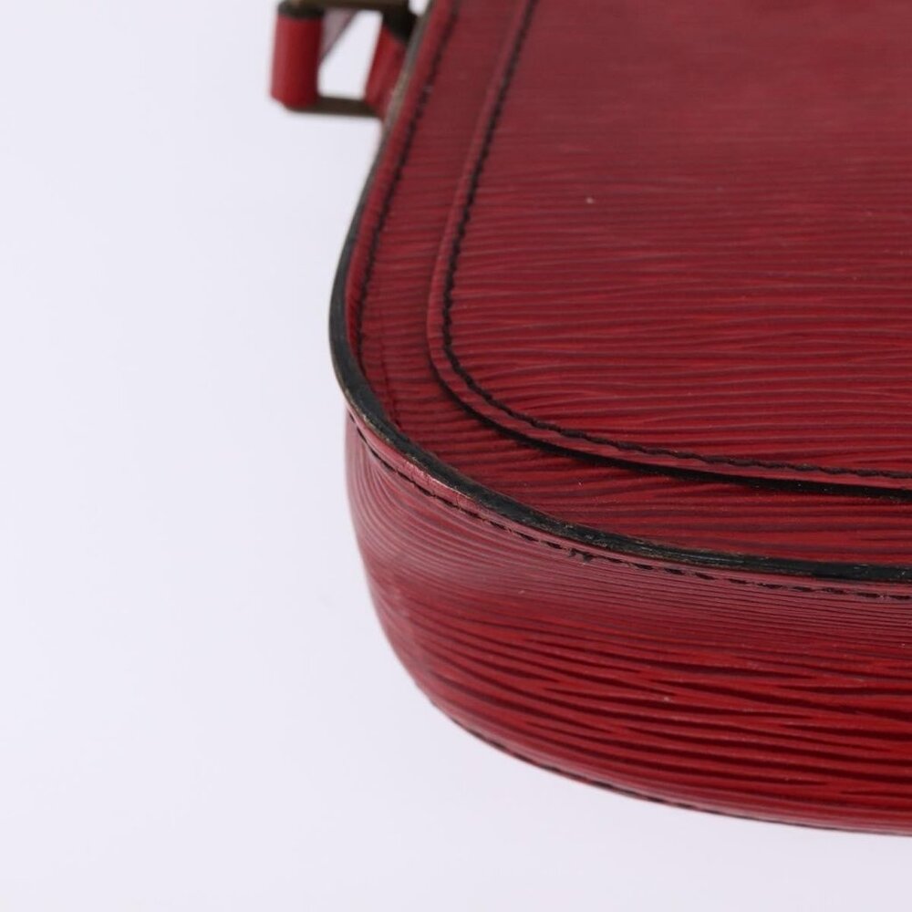 Authentic LOUIS VUITTON Epi Saint Cloud PM Shoulder Bag Red M52217 LV - Picture 7 of 16